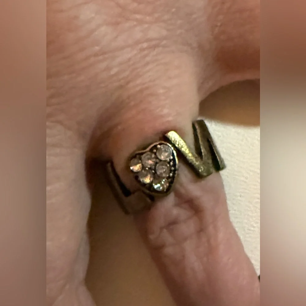 Silver Heart Love Ring NWT